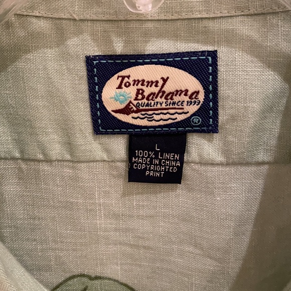 Tommy Bahama 100% Linen Button Down Shirt - Picture 3 of 3